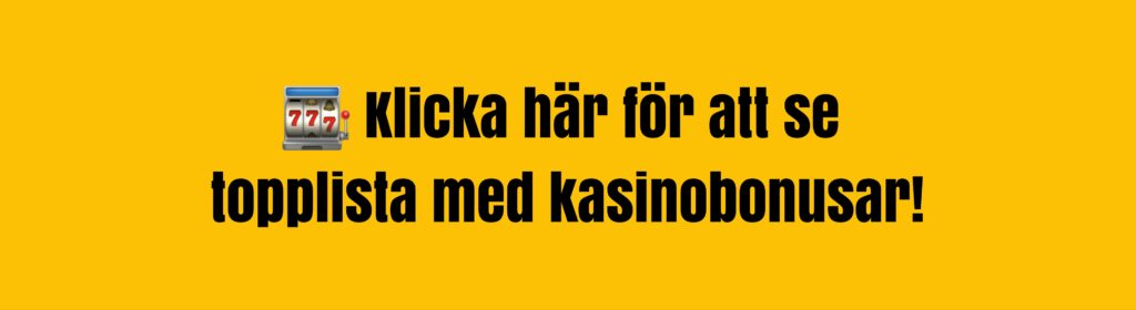 bästa kasinobonus
