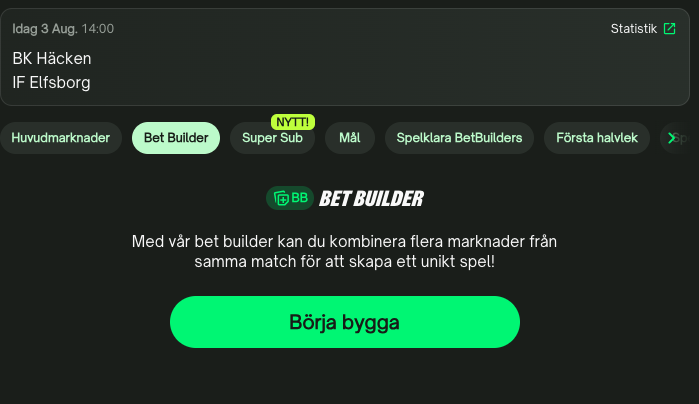 betbuilder välj match