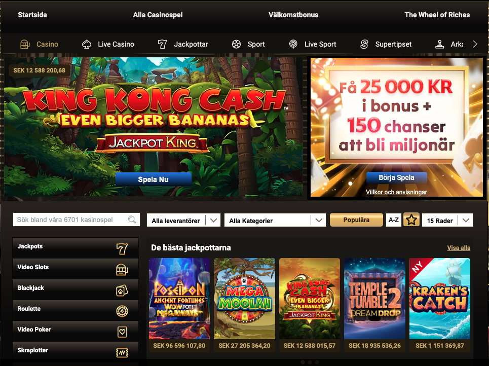 mega riches casino